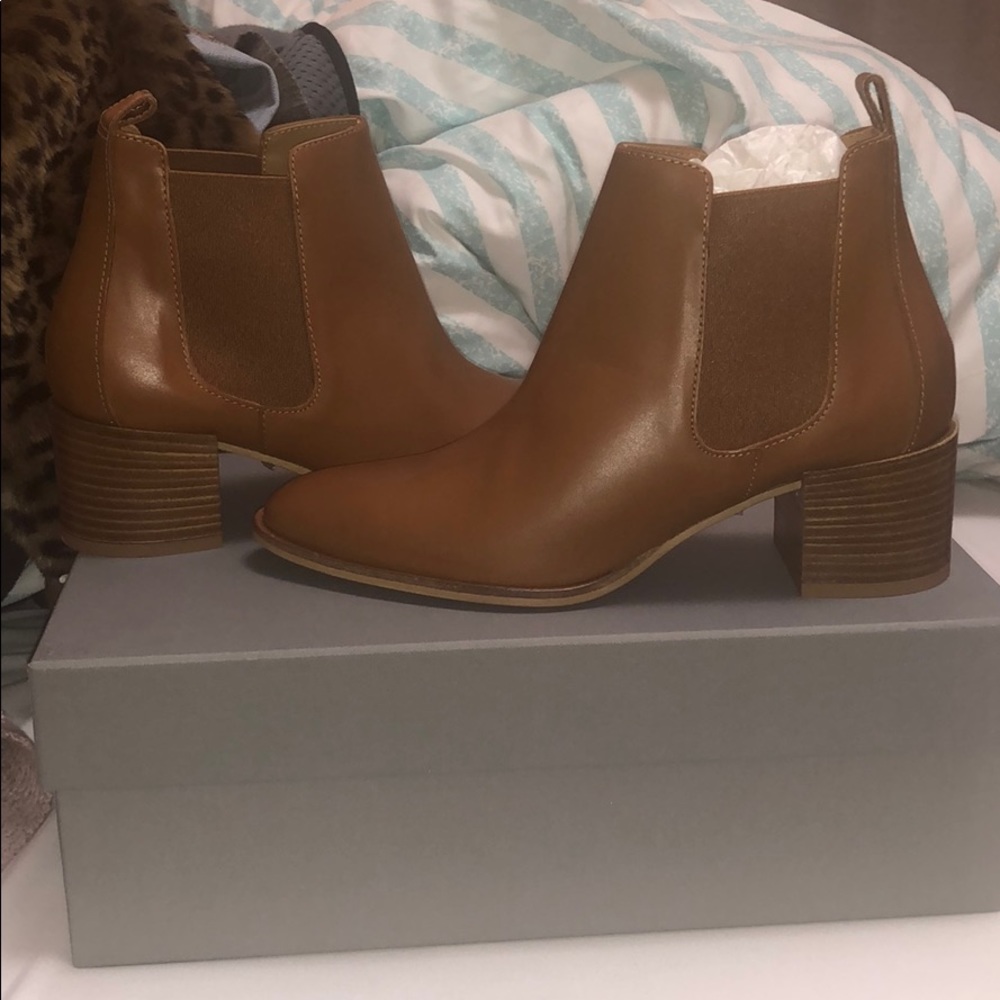 Everlane The Heel Boot - cognac size 6.5